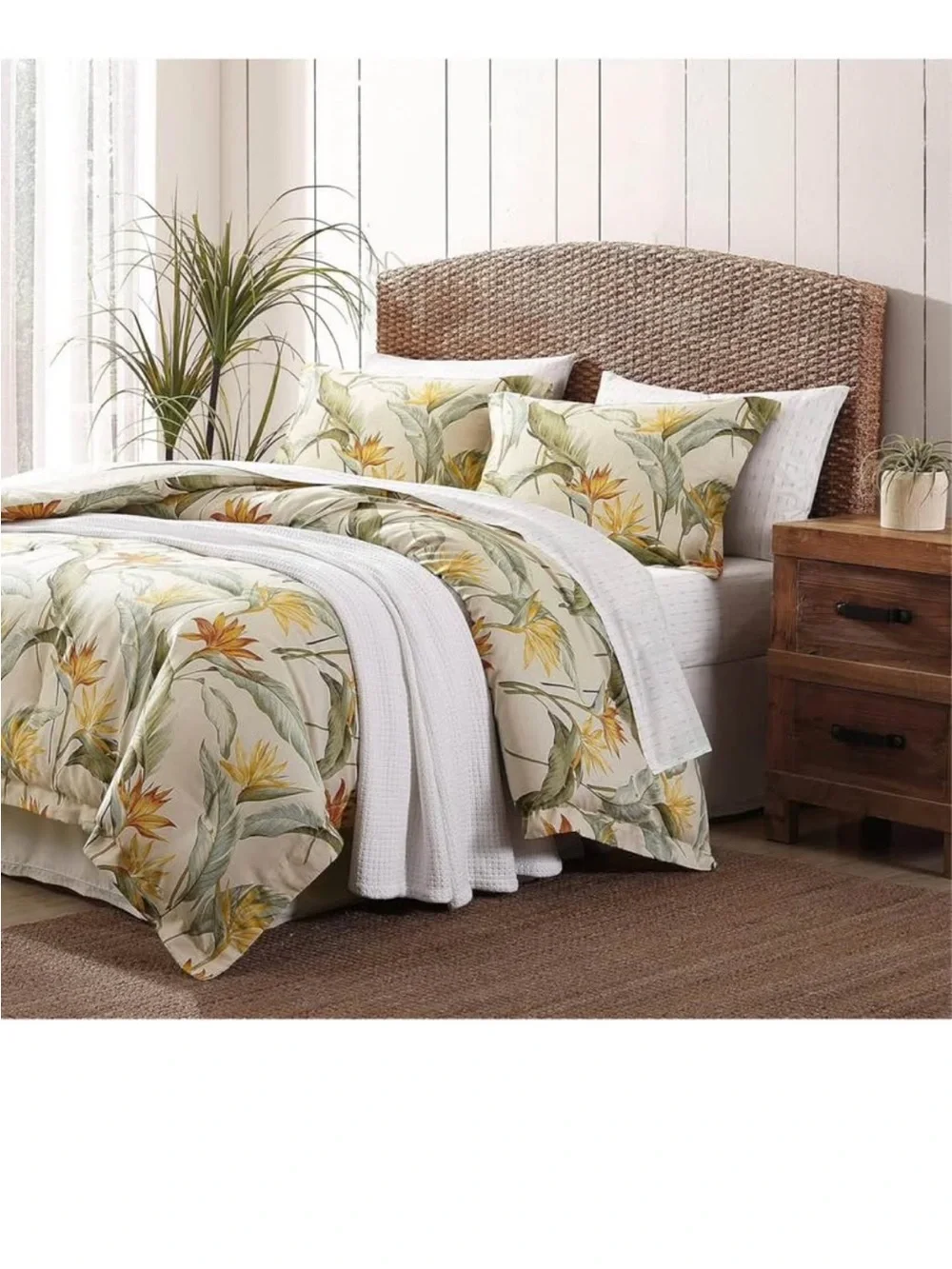 Tommy Bahama - Queen Comforter Only, Reversible Cotton Bedding